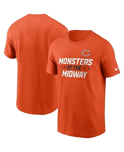 Men's Nike Orange Chicago Bears Local Essential T-shirt