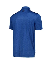 Men's FootJoy Navy The Players Allover Print Polo Shirt