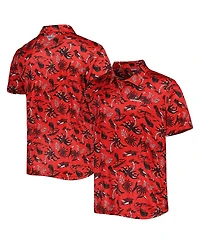 Men's Columbia Red Georgia Bulldogs Super Terminal Tackle Omni-Shade Polo Shirt