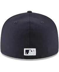 Men's New Era Navy York Yankees Cooperstown Collection Wool 59FIFTY Fitted Hat