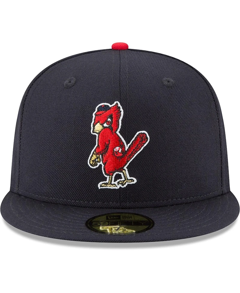 Men's New Era Navy St. Louis Cardinals Cooperstown Collection Wool 59FIFTY Fitted Hat