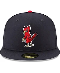 Men's New Era Navy St. Louis Cardinals Cooperstown Collection Wool 59FIFTY Fitted Hat