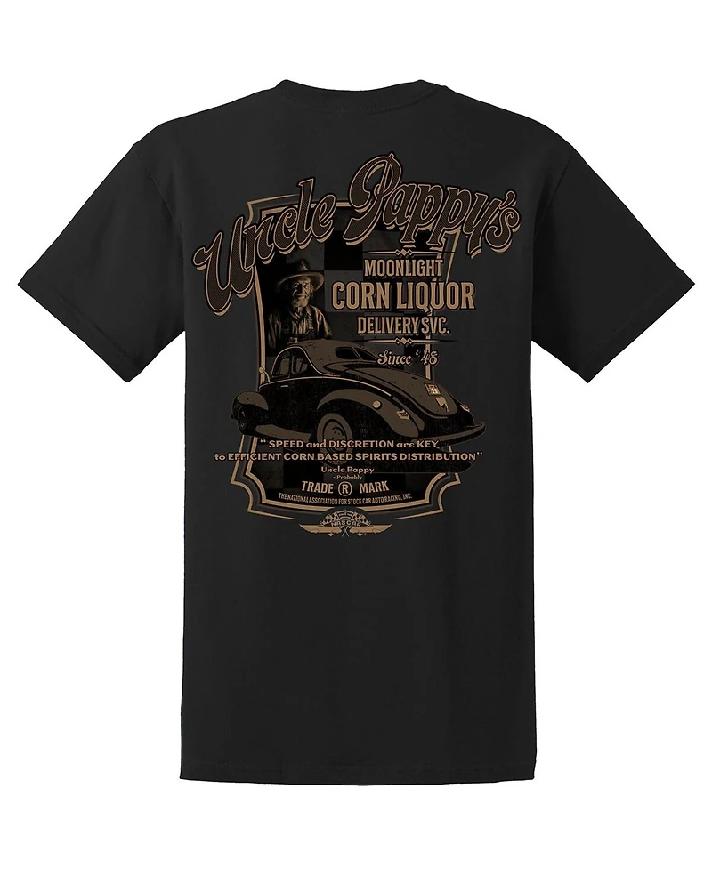 Men's Team Nascar Black Uncle Pappy Tri-Blend T-shirt