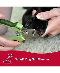 Coastal Pet Safari by Dog Grooming Bundle - Professional Dog Nail Trimmer & Curved Firm Slicker Dog Brush