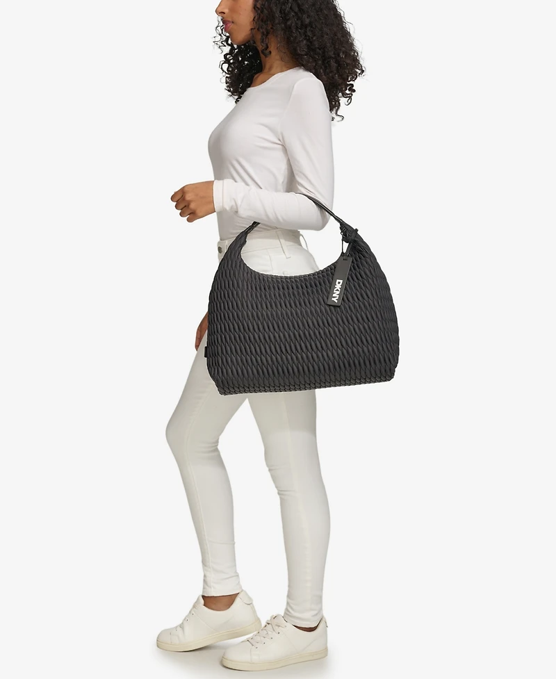 Dkny Mack Nylon Large Hobo Bag
