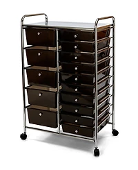 Seville Classics 15-Drawer Organizer Cart