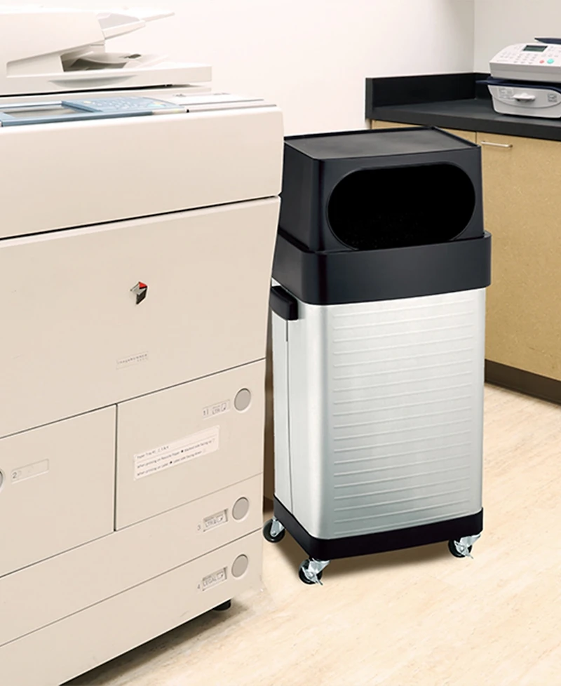 Seville Classics 17-Gallon Wheeled Trash Bin
