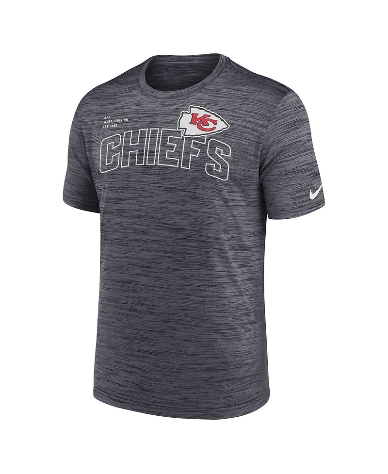 Men's Nike Black Kansas City Chiefs Velocity Arch Performance T-shirt