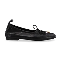 S100303-02 Rosalind Brown Leather Ballet Flats