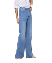 Vervet Women's Super High Rise Wide Leg Jeans
