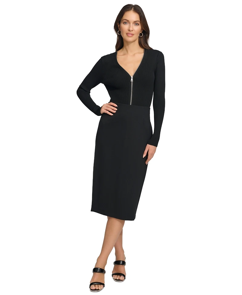 Dkny Pull-On Pencil Skirt