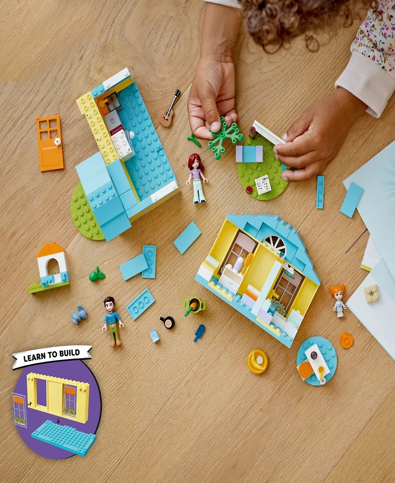 Lego Friends Paisley's House 41724 Toy Building Set with Paisley, Ella and Jonathan Figures