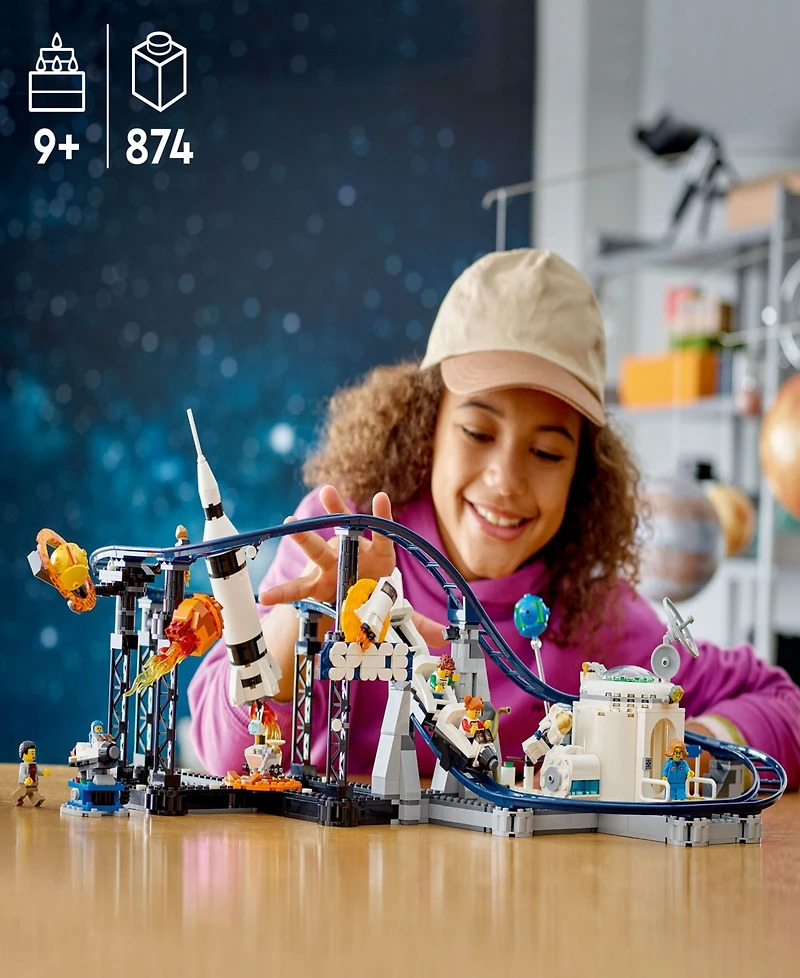Lego Creator 31142 3-in-1 Space Roller Coaster Toy Action Building Set
