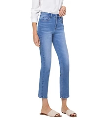 Vervet Women's High Rise Cropped Slim Straight Jeans