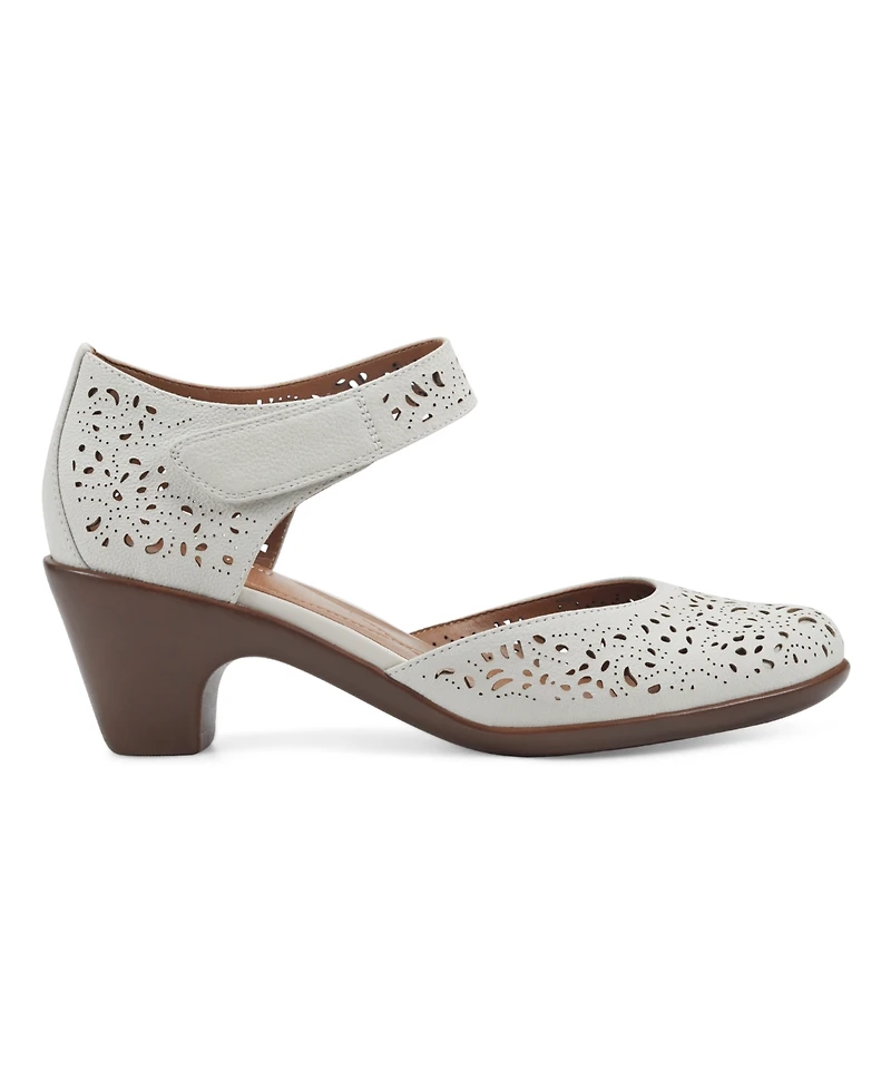 Easy Spirit Women's Cindie Two-Piece Mary Jane Pumps