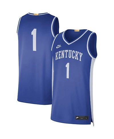 Men's Nike #1 Royal Kentucky Wildcats Limited Retro Jersey