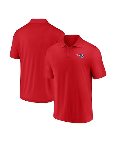 Men's Fanatics Red New England Patriots Component Polo Shirt
