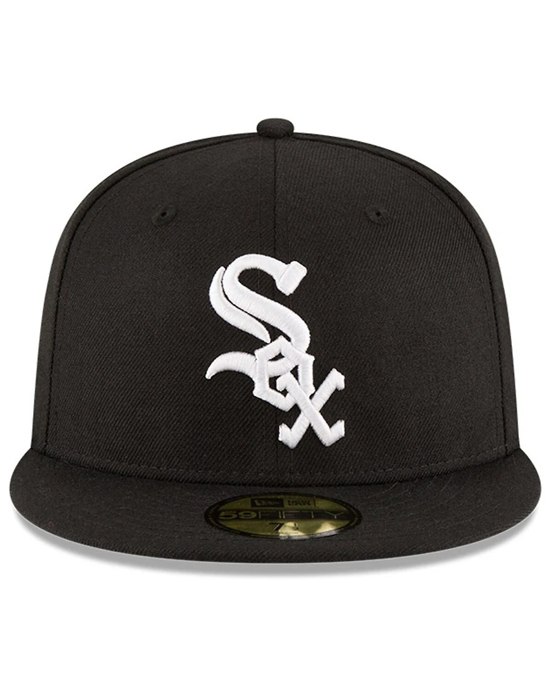Men's New Era Black Chicago White Sox 2005 World Series Wool 59FIFTY Fitted Hat