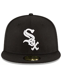 Men's New Era Black Chicago White Sox 2005 World Series Wool 59FIFTY Fitted Hat