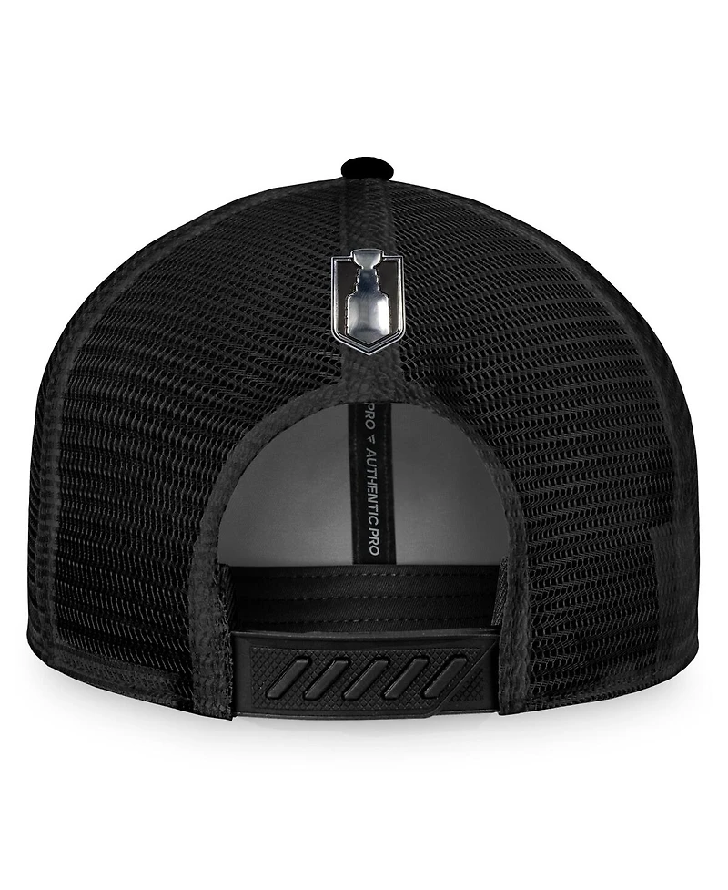 Men's Fanatics Black Tampa Bay Lightning 2022 Eastern Conference Champions Locker Room Trucker Adjustable Hat