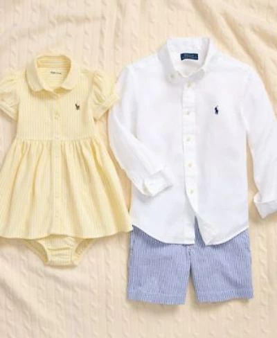 Polo Ralph Lauren Boys Baby Girls Special Occasion Sibling Outfits