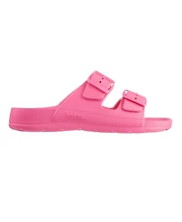 Totes Women's Double Buckle Adjustable Slide with Everywear