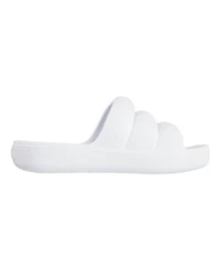 Totes Women's Molded Puffy Slide with Everywear
