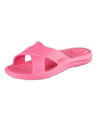 Totes Women's Molded Cross Slide Sandals with Everywear