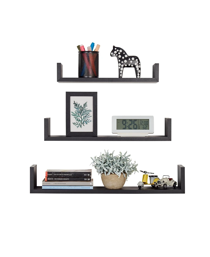 Danya B Aalto U-Shaped Floating Wall Shelves