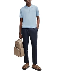 Boss by Hugo Men's Zip-Neck Polo Sweater