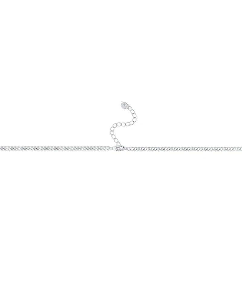 And Now This Cubic Zirconia Stud Earring and Necklace with Jewelry Box Set