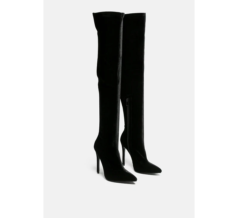 Tilera Stretch Over The Knee Stiletto Boots