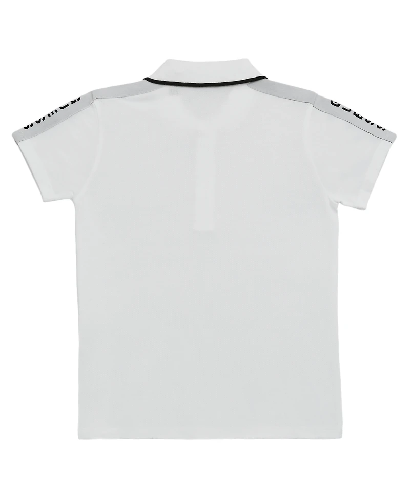Guess Big Boys Short Sleeve Taping Polo Shirt