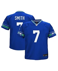 Little Boys and Girls Nike Geno Smith Royal Seattle Seahawks Game Jersey