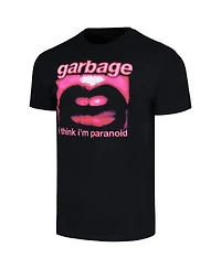 Men's Manhead Merch Black Garbage Paranoid Graphic T-shirt