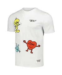 Men's and Women's Freeze Max White Looney Tunes Positive Energy T-shirt