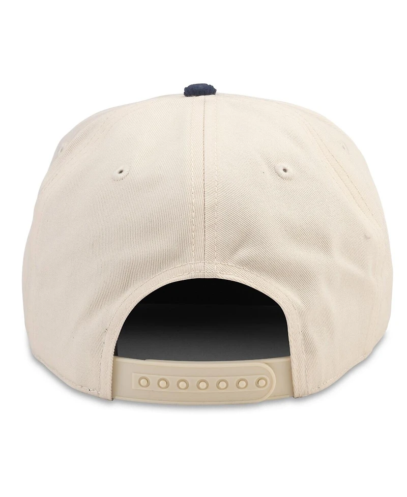 Men's American Needle White, Deep Sea Blue Seattle Kraken Burnett Adjustable Hat