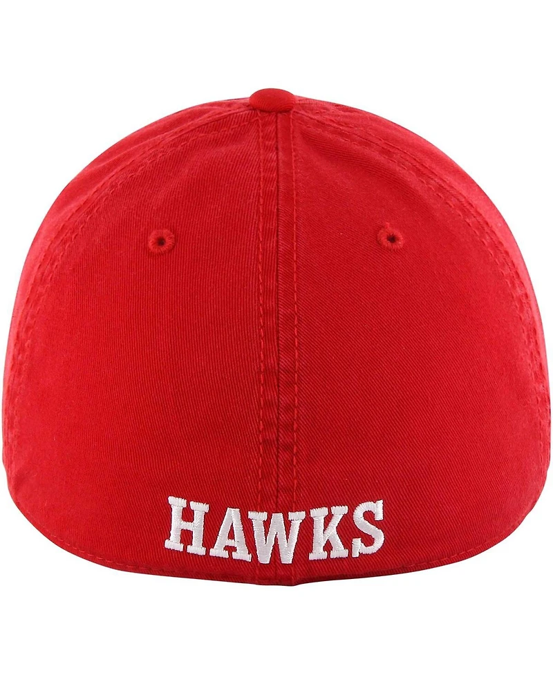 Men's '47 Brand Red Atlanta Hawks Classic Franchise Fitted Hat