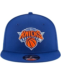 Men's New Era Blue New York Knicks Official Team Color 9FIFTY Snapback Hat