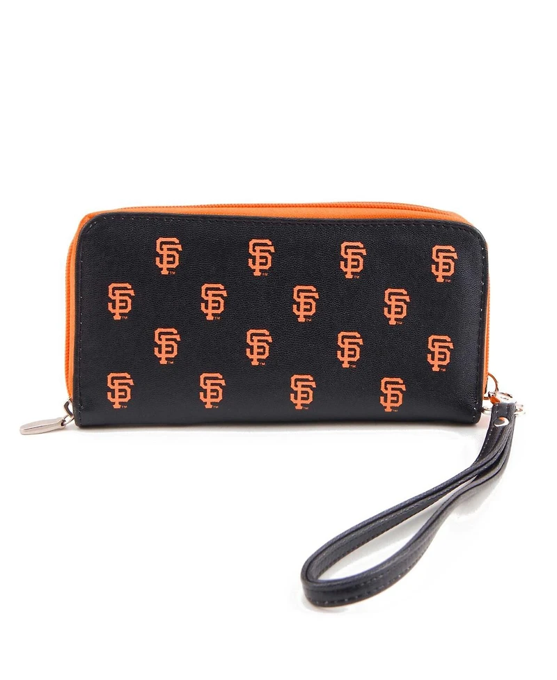 Women's San Francisco Giants Zip-Around Wristlet Wallet
