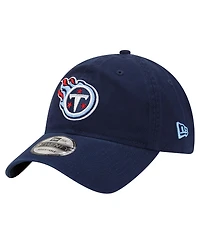 Men's New Era Navy Tennessee Titans Distinct 9TWENTY Adjustable Hat