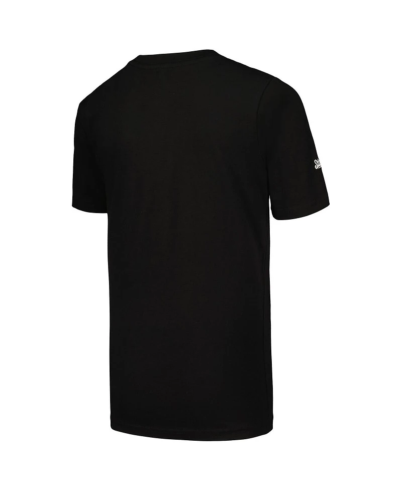 Big Boys Stitches Black, White Chicago Sox T-shirt Combo Set