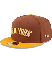 Men's New Era Brown York Yankees Tiramisu 59FIFTY Fitted Hat