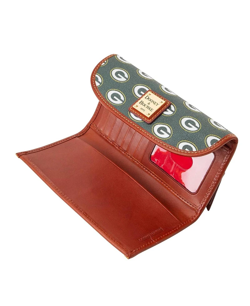 Women's Dooney & Bourke Green Bay Packers Continental Wallet