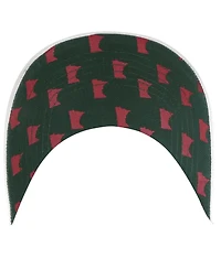 Women's '47 Brand White Minnesota Wild Confetti Clean Up Adjustable Hat