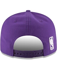 Men's New Era Purple Los Angeles Lakers Official Team Color 9FIFTY Snapback Hat