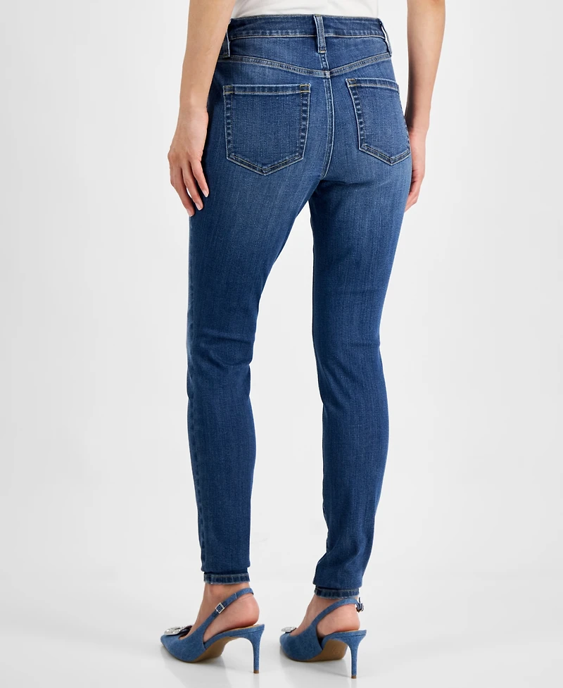 I.n.c. International Concepts Women's Curvy Mid Rise Skinny Jeans, Created for Macy's
