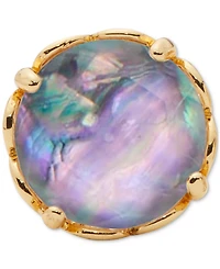 Kate Spade New York Gold-Tone Color Cubic Zirconia Stud Earrings