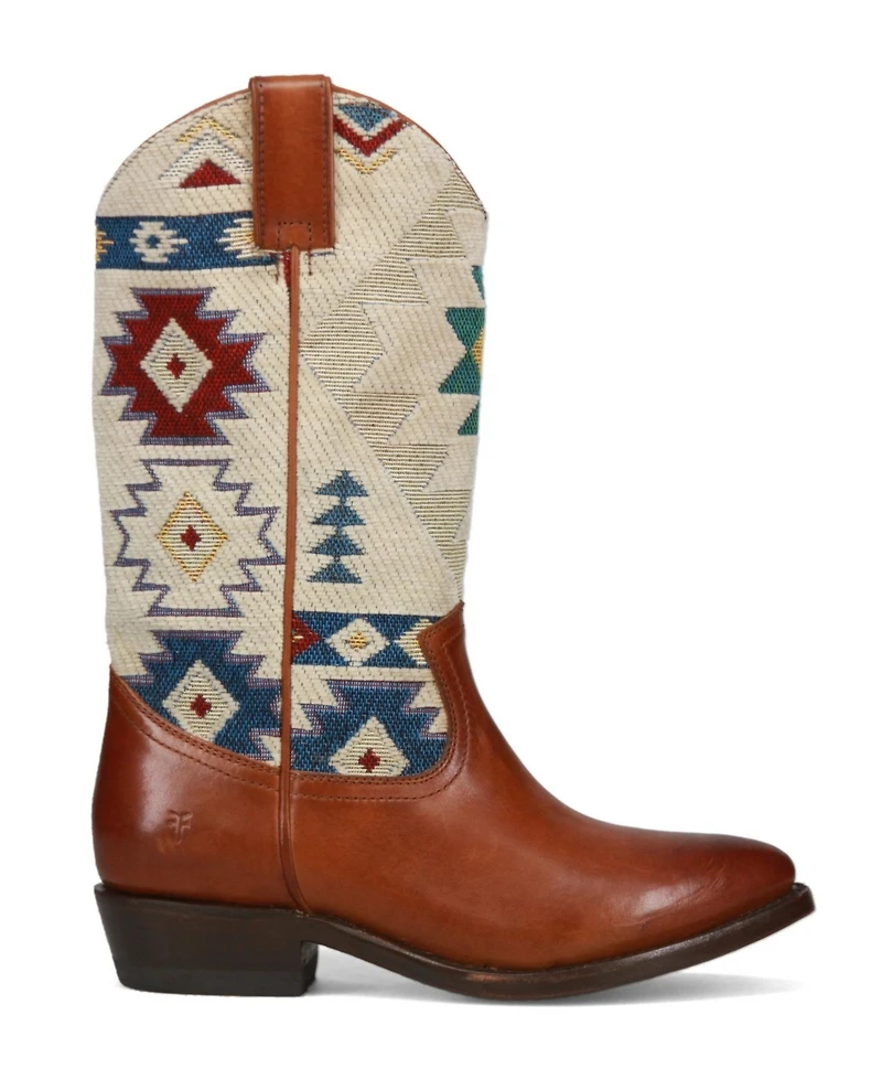 Frye Women's Billy Western Fabric Leather Boots