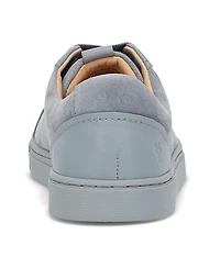 Frye Women's Ivy Court Low Lace Up Leather Sneakers - Steel Blue